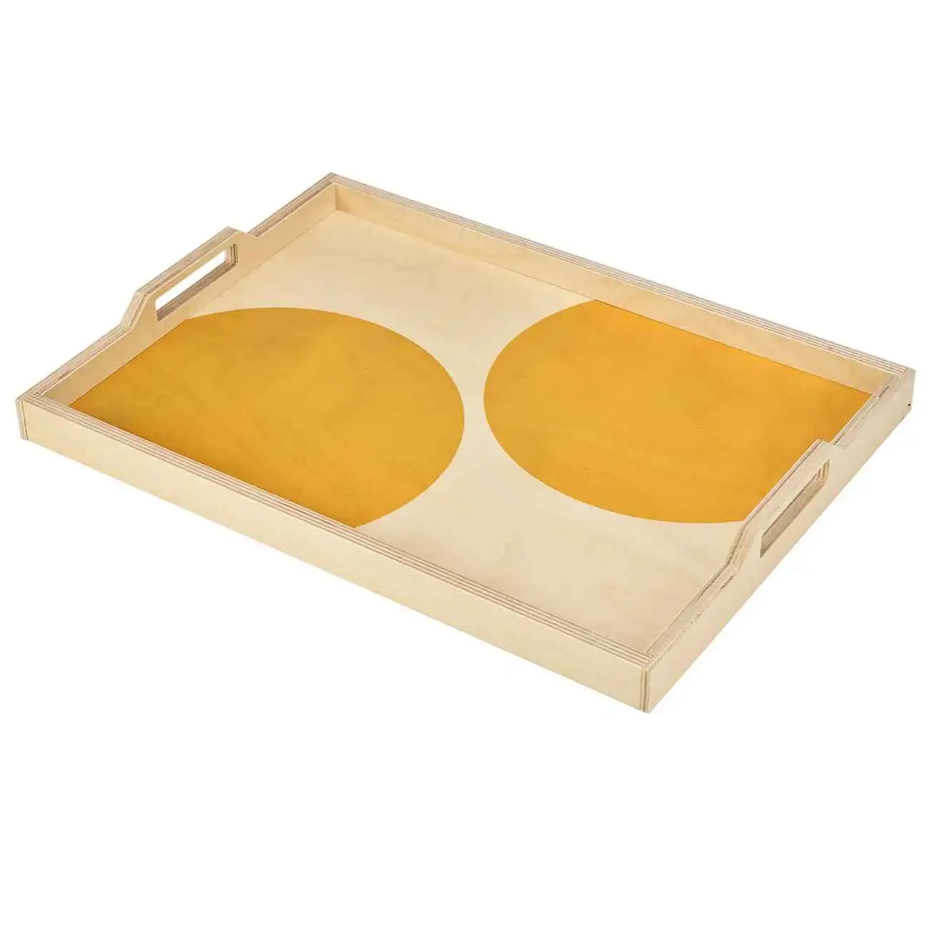 Yellow Dot Serving Tray Delivery