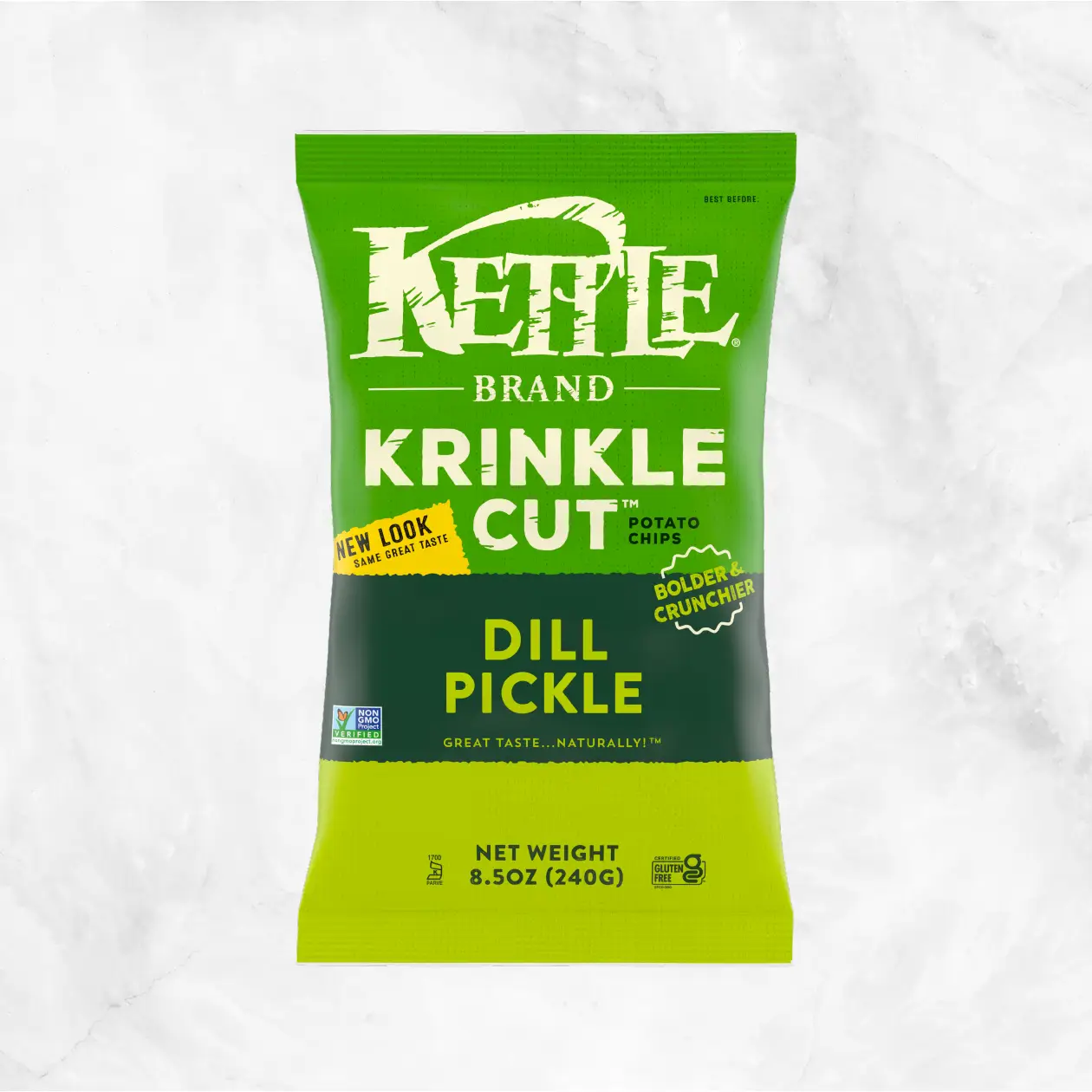 Krinkle Cut Dill Pickle Potato Chips Delivery