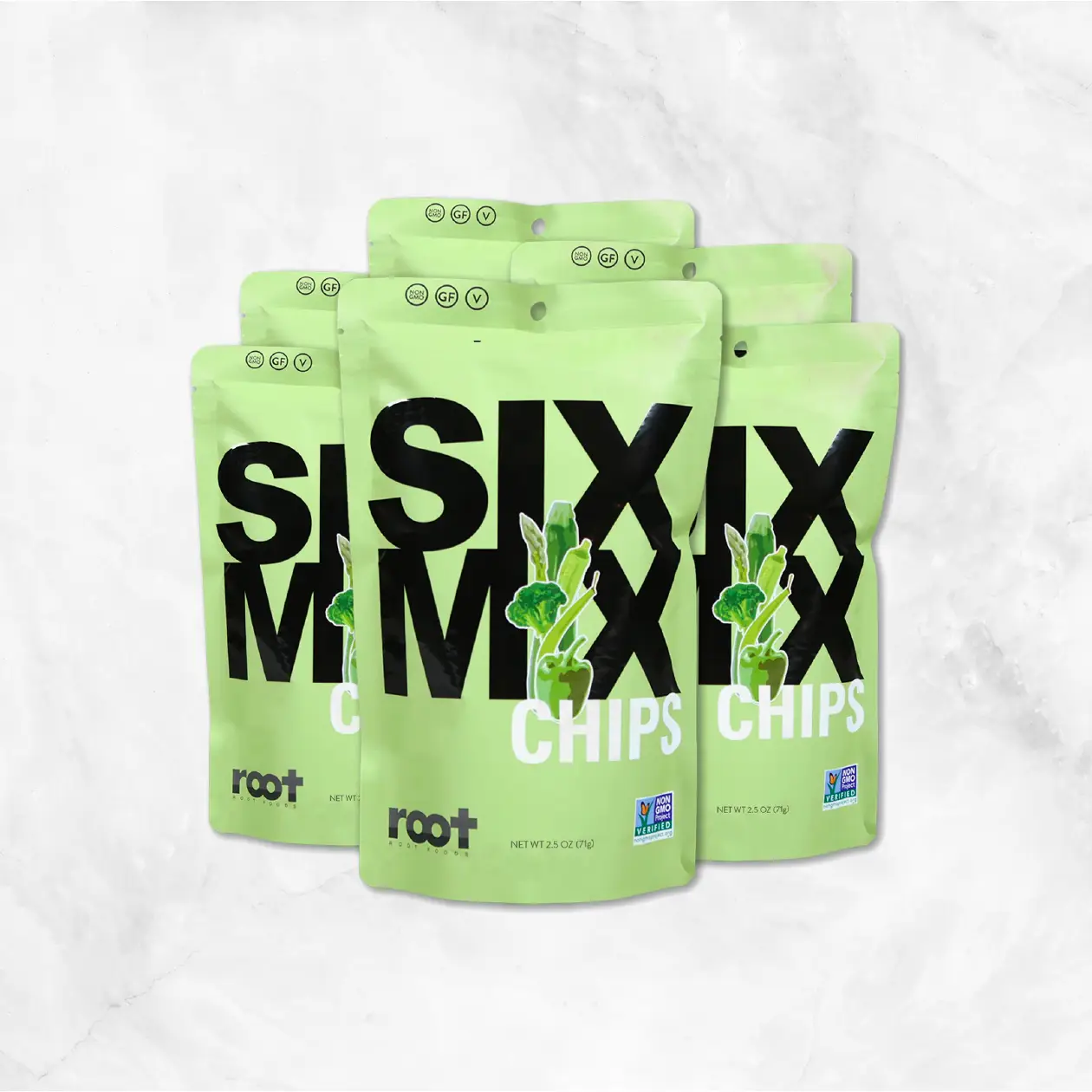 Sea Salted Six Mix Chips