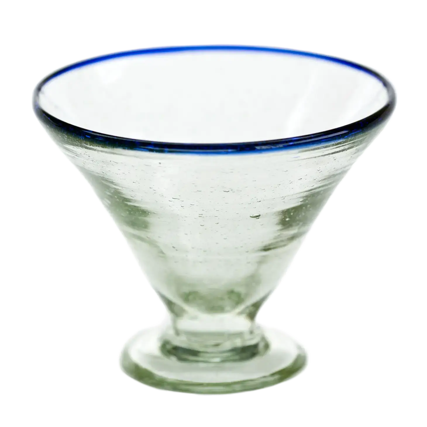 Blue Rim Margarita Glass Delivery