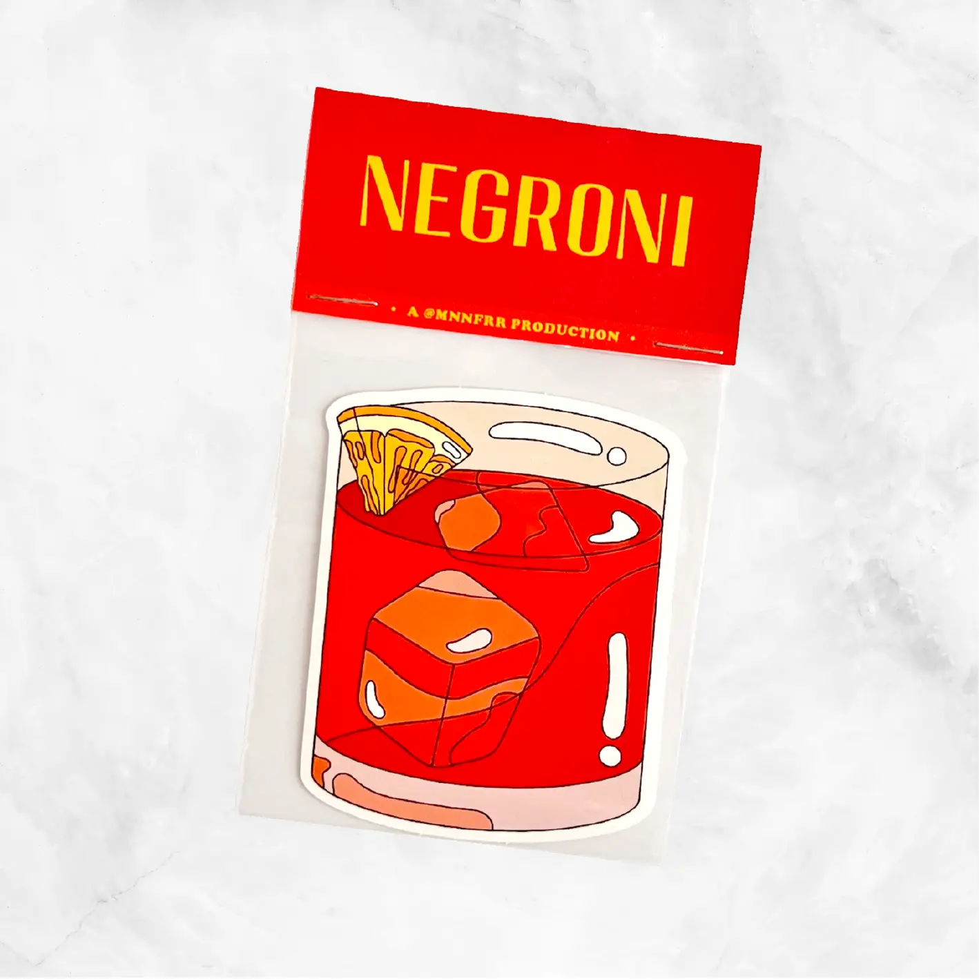 Negroni Sticker Delivery