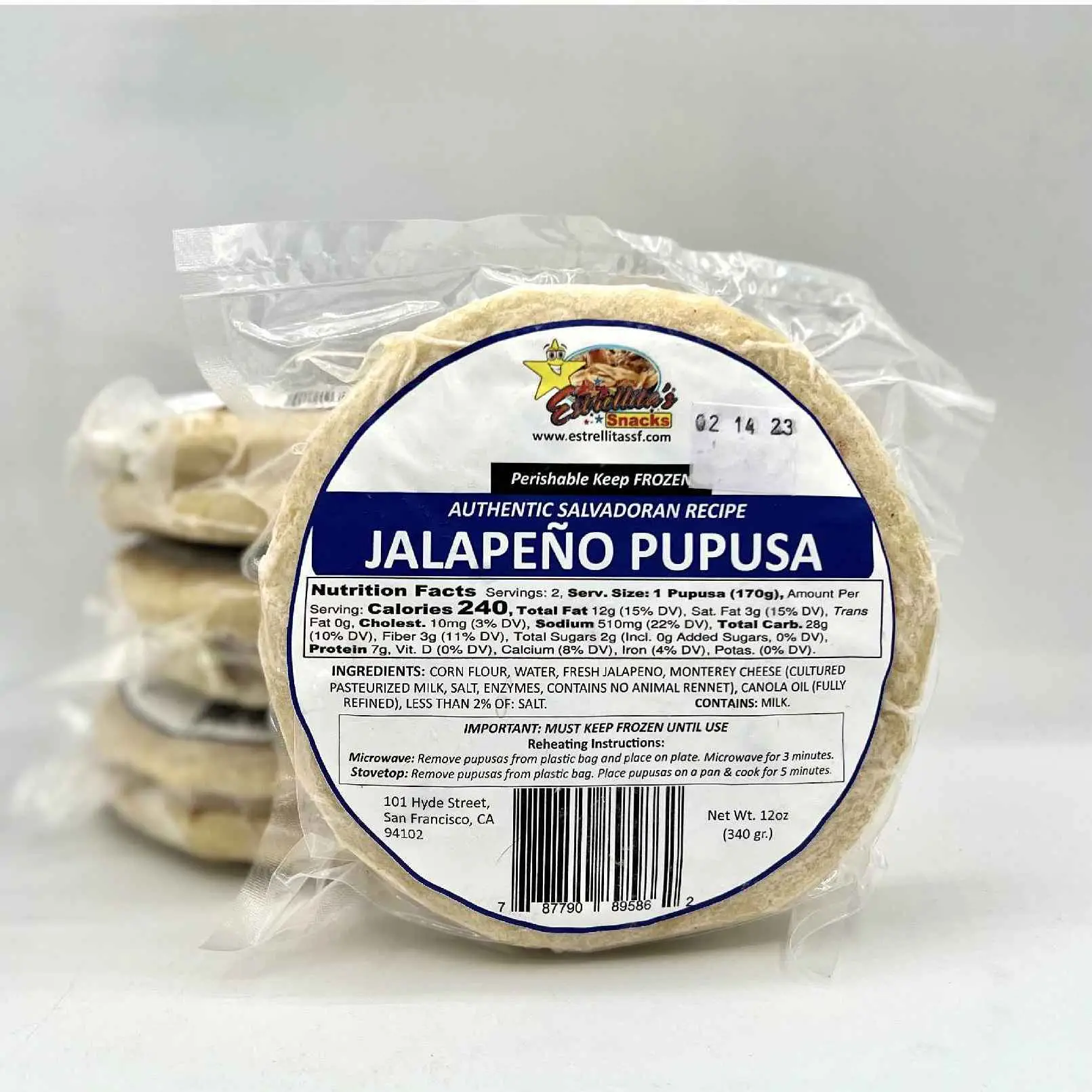 Jalapeño & Cheese Pupusas Delivery
