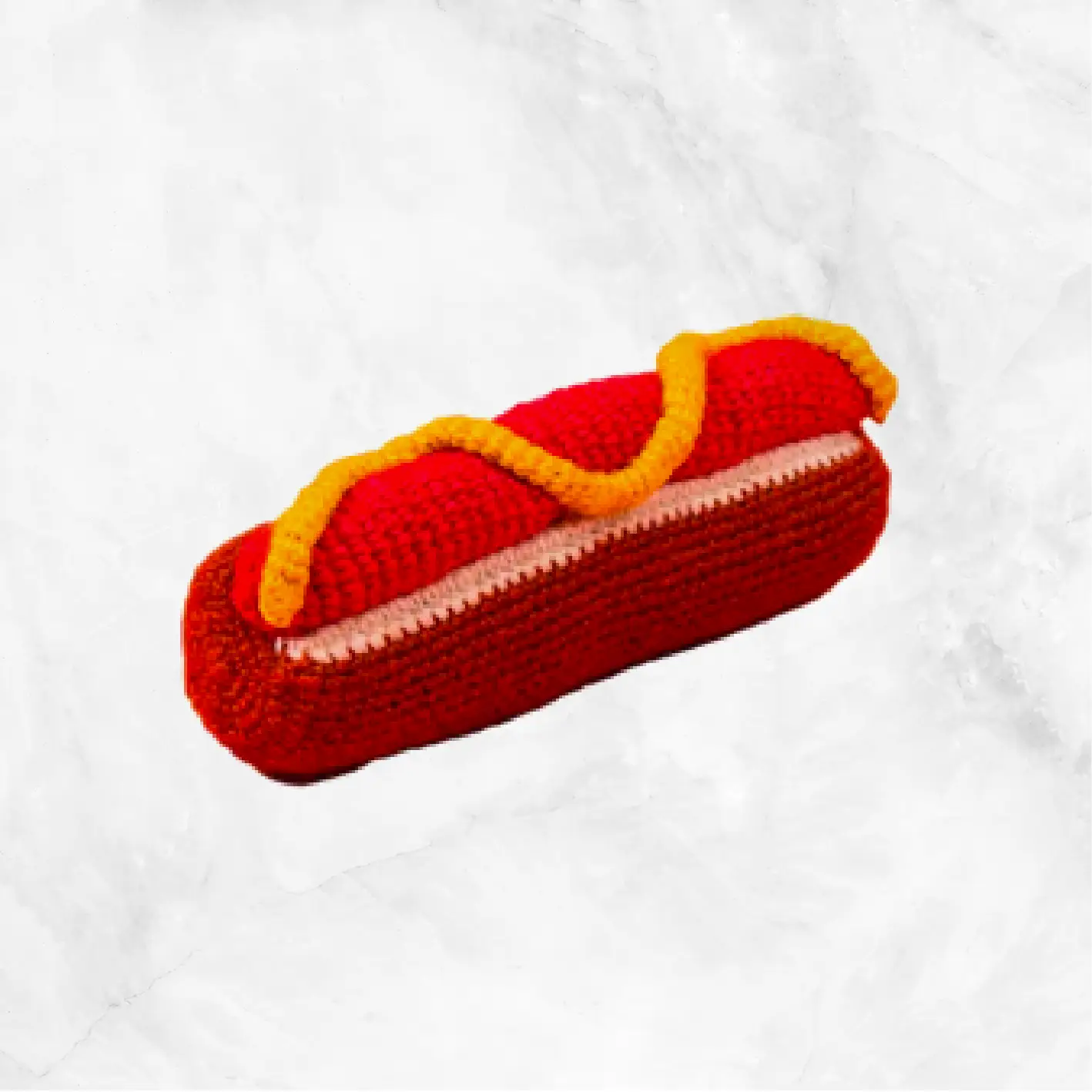 Hand Knit Hot Dog Delivery