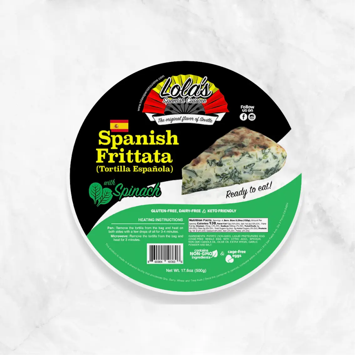 Frittata (Spanish Omelette) - Spinach Delivery