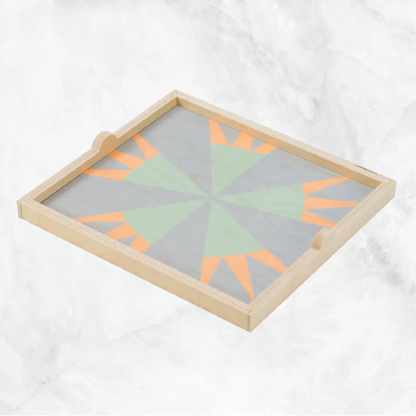 Star Pastel Square Serving Tray Delivery