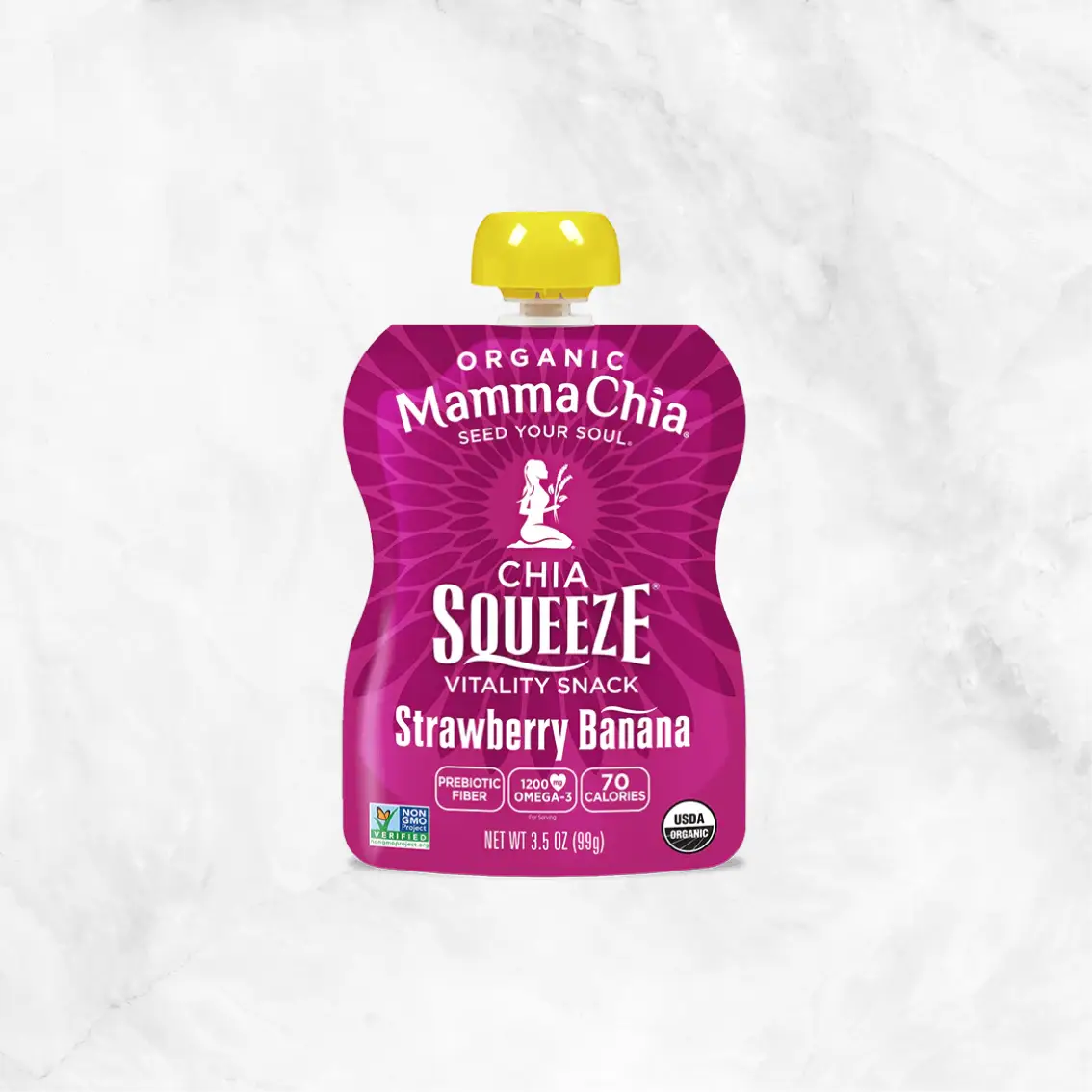 Strawberry Banana Organic Chia Squeeze