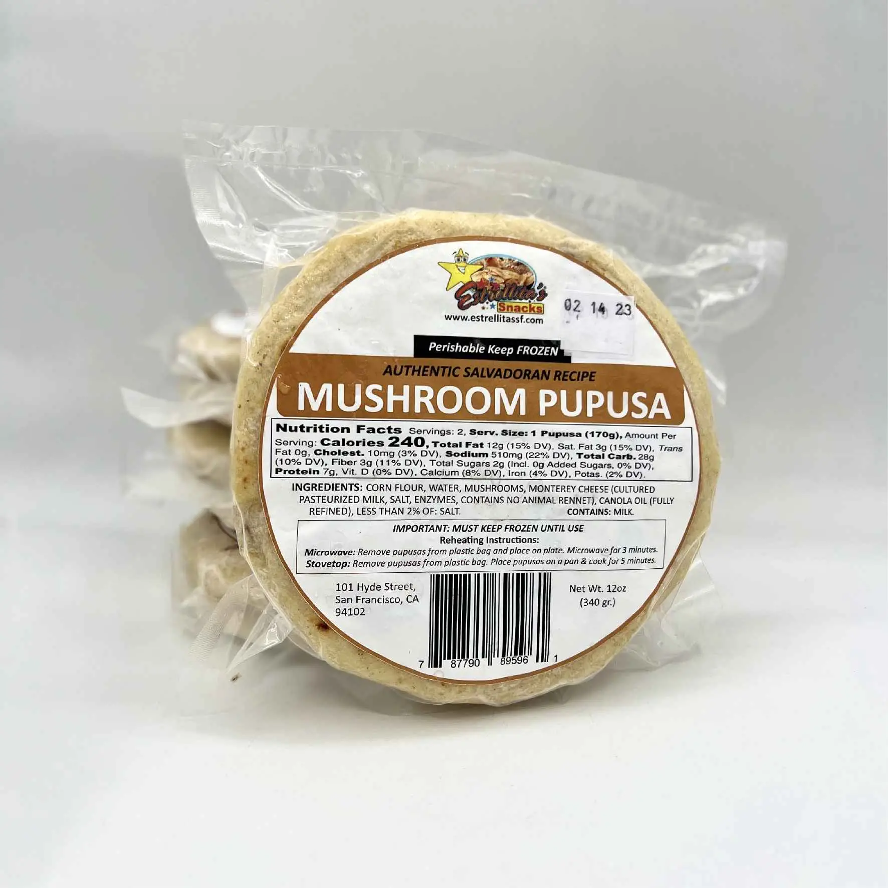 Mushroom & Cheese Pupusas