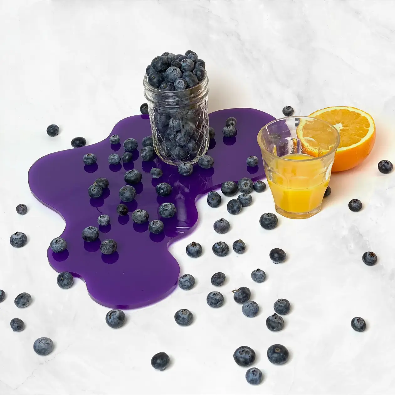 Medium Table Blob - Purple