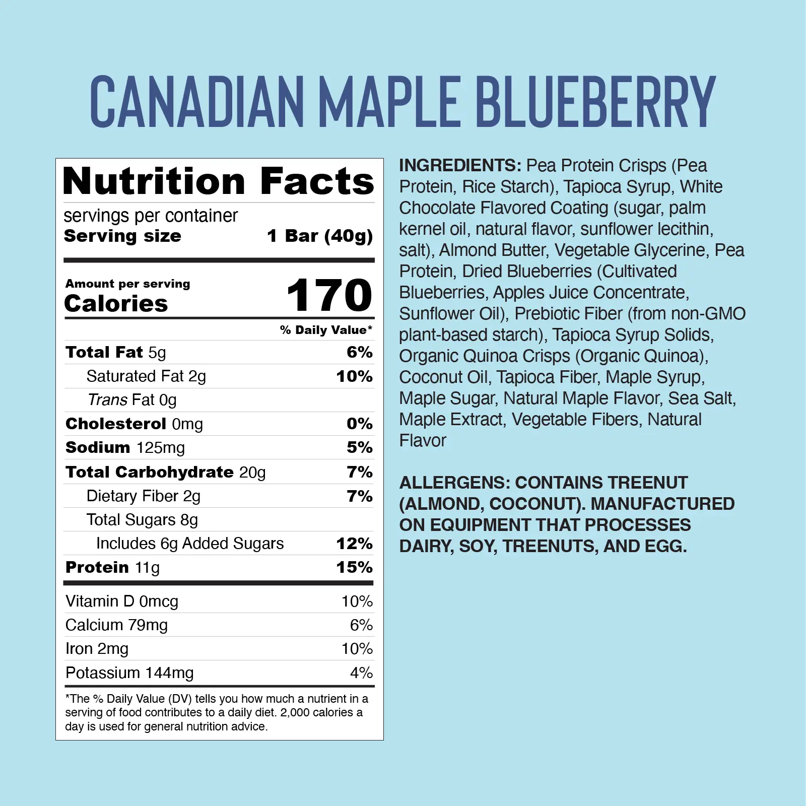 Canadian Maple Blueberry Delivery