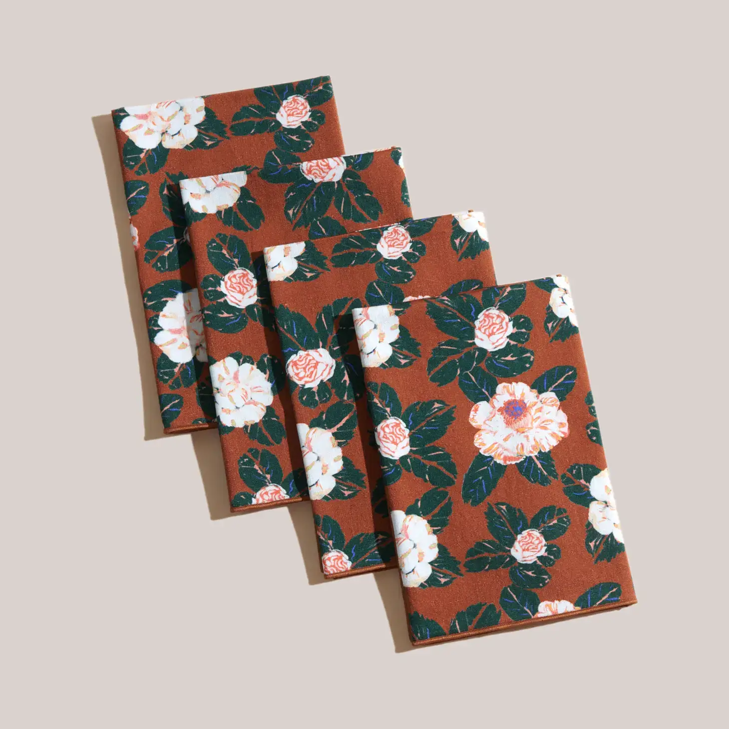 Peppermint Floral Reclaimed Napkins Delivery