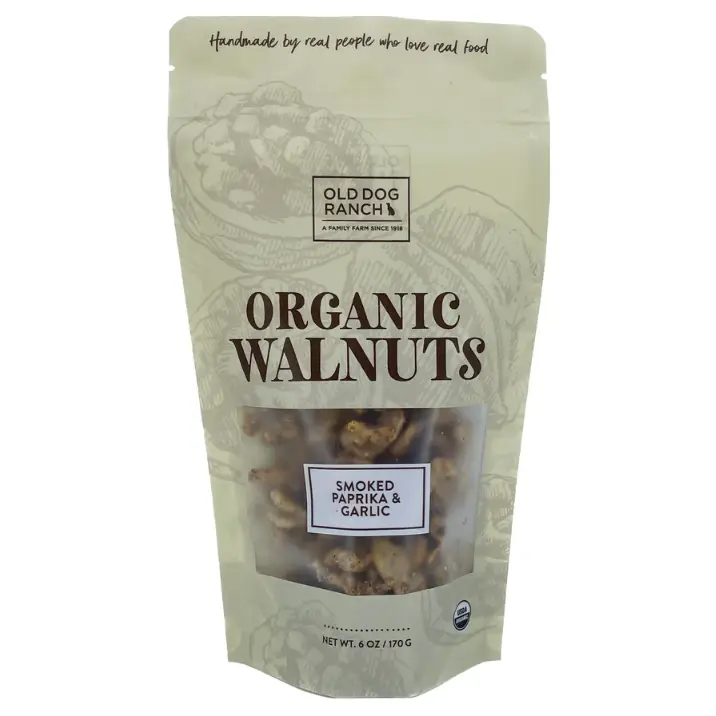Organic Smoked Paprika & Garlic Walnuts