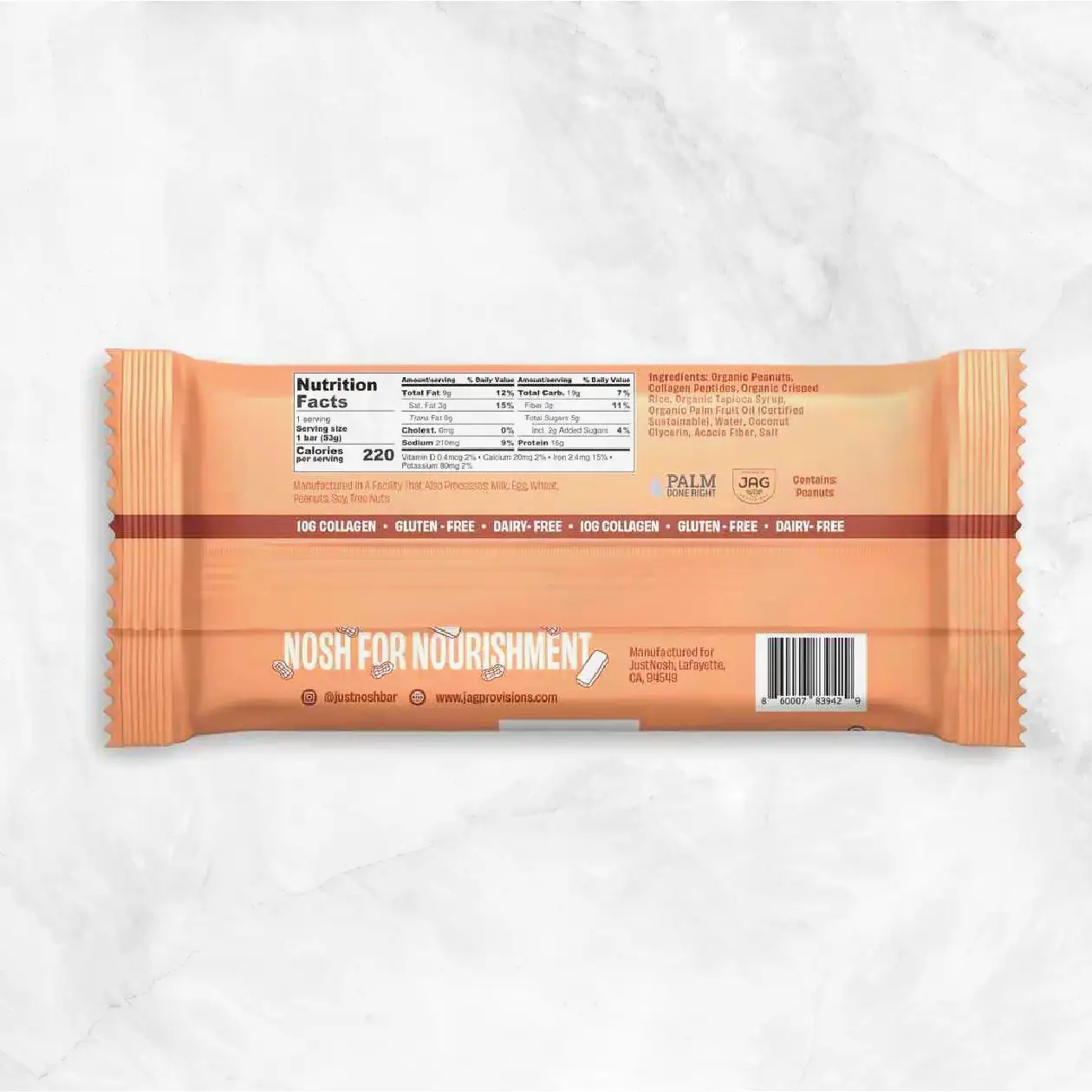 Collagen Protein Bars - Peanut Butter Delivery