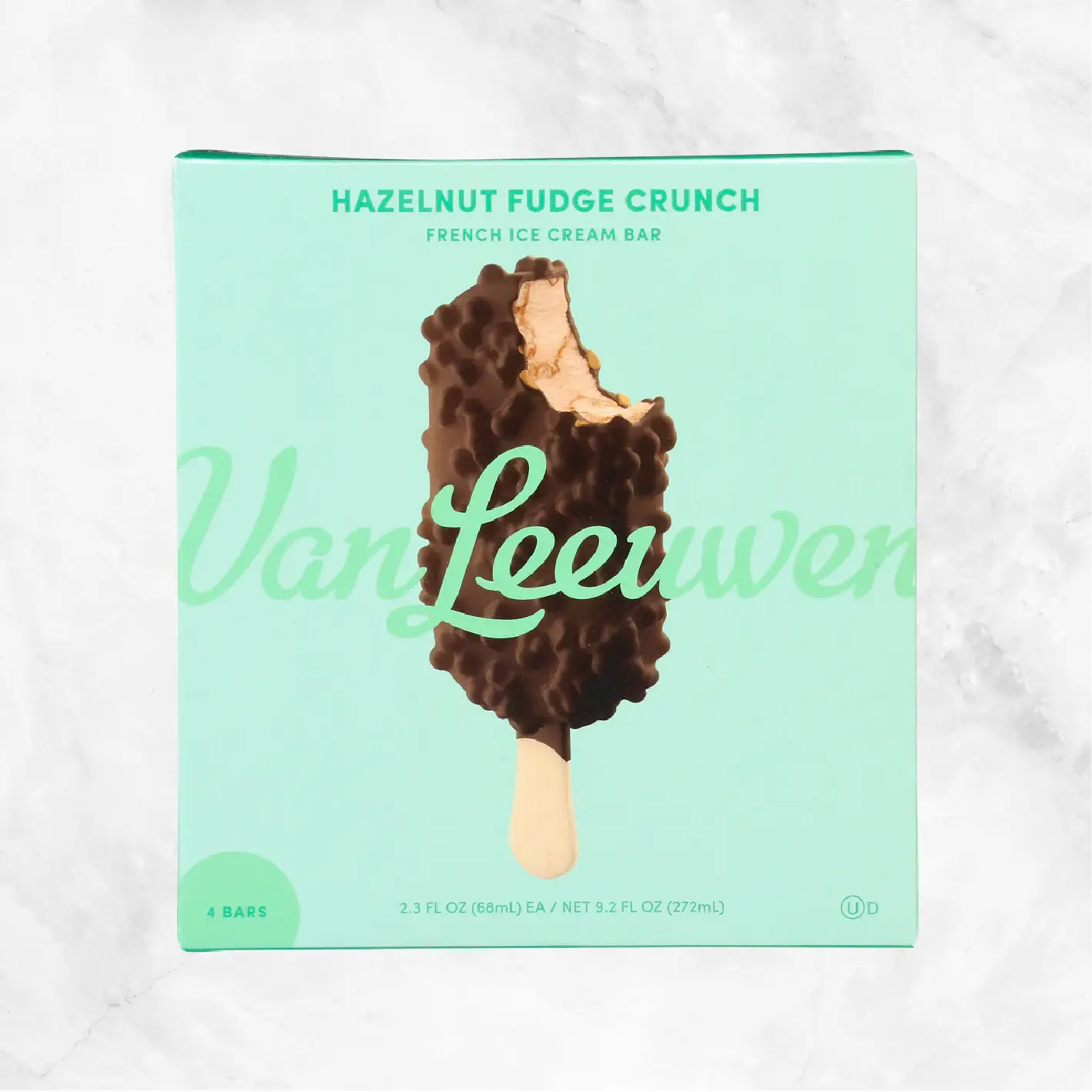 Hazelnut Fudge Crunch Ice Cream Bars