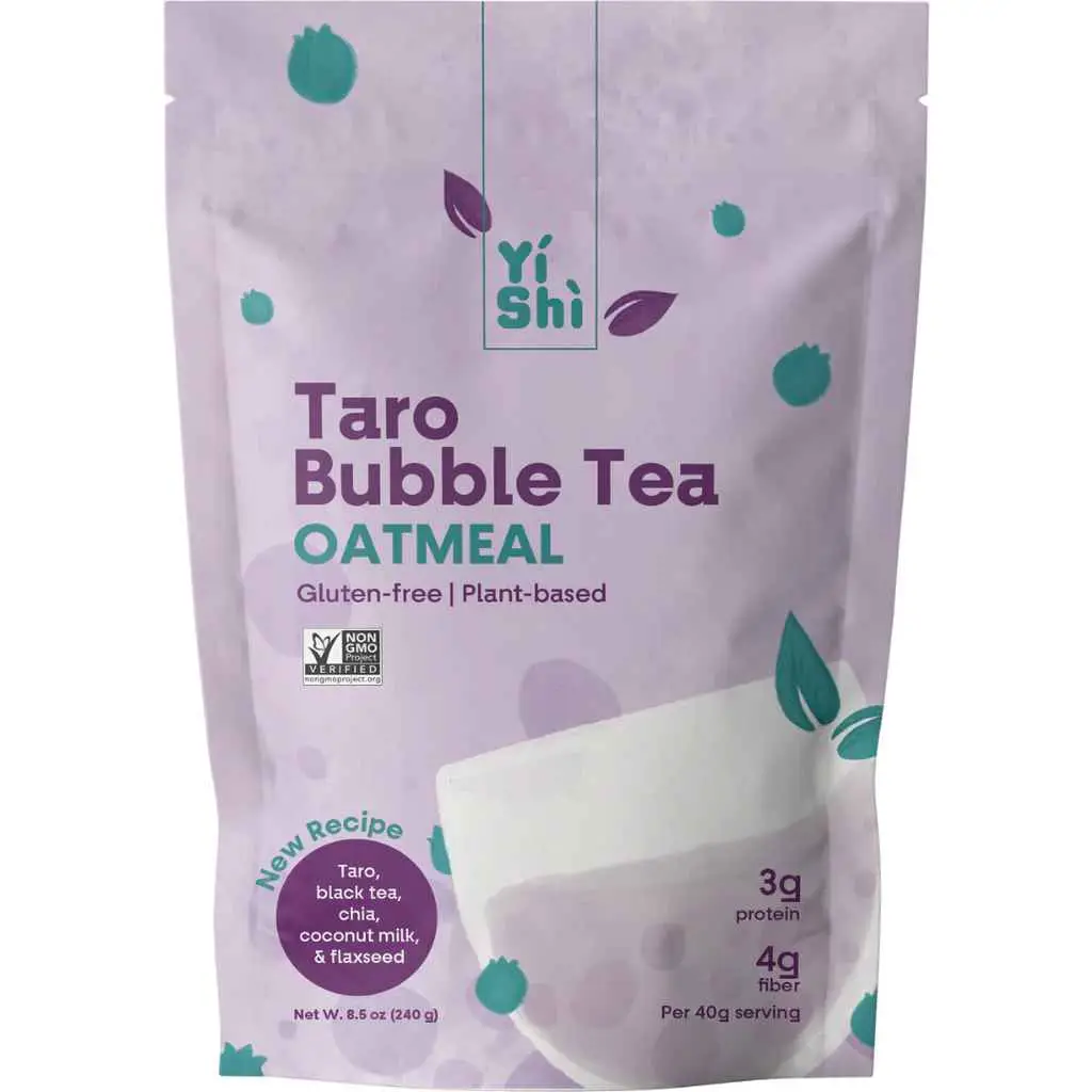 Taro Bubble Tea Oatmeal Pouch