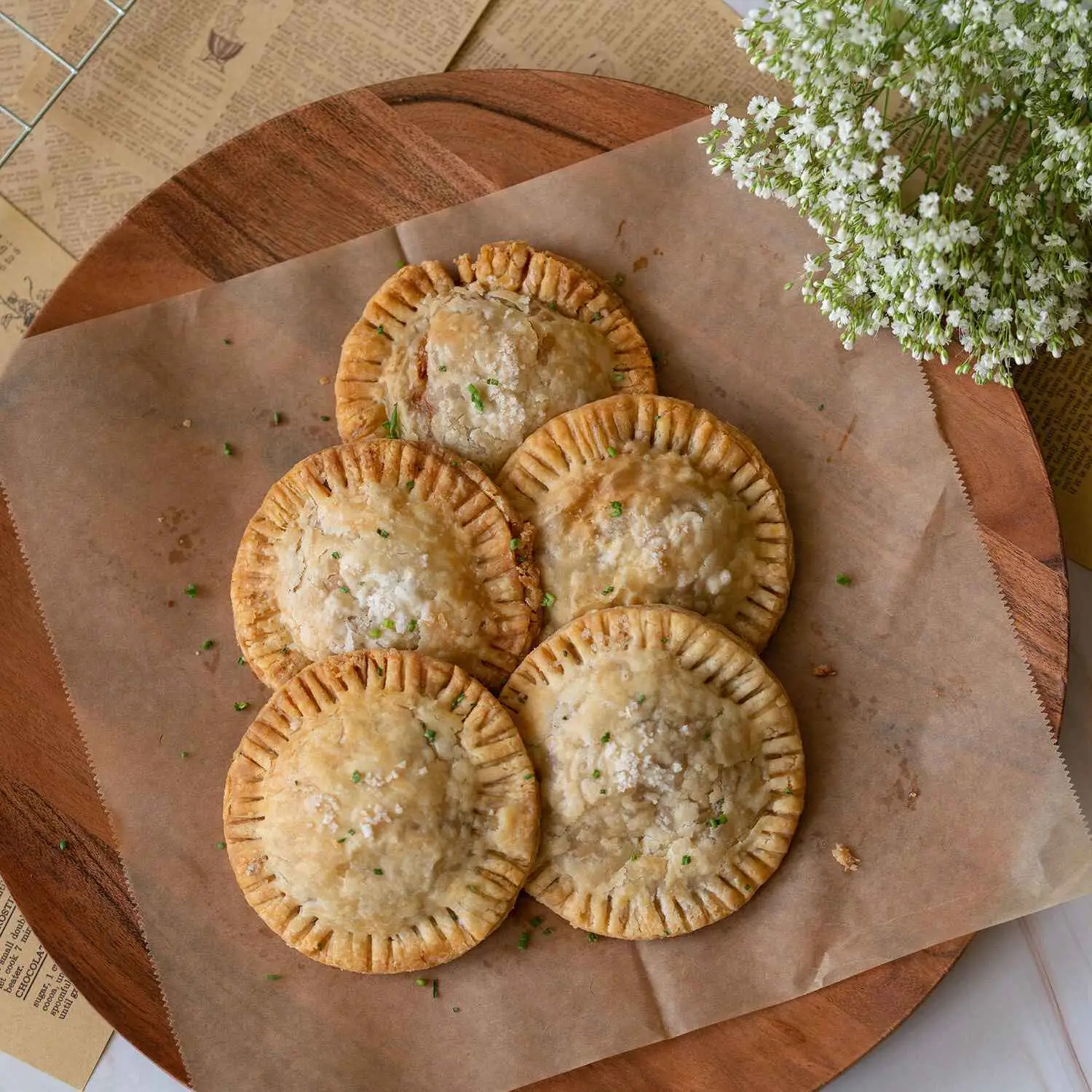 Mushroom & Swiss Cheese Hand Pies Delivery