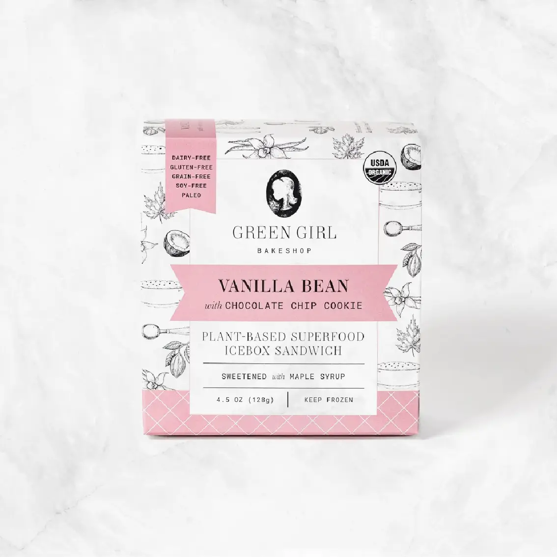 Vanilla Bean Ice Cream Sandwich Delivery