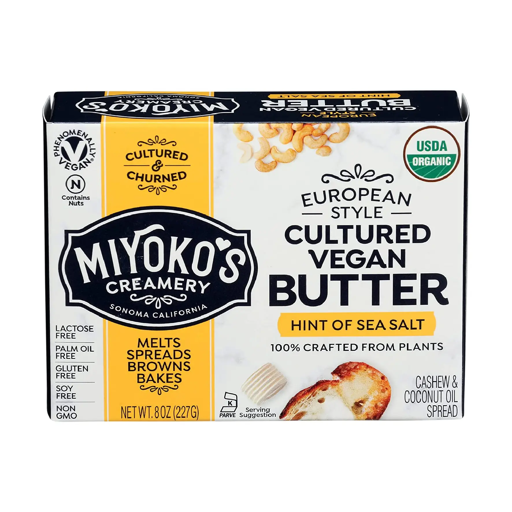 European Style Cultured Vegan Butter Delivery