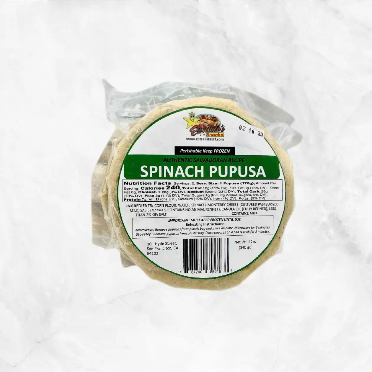 Spinach & Cheese Pupusas