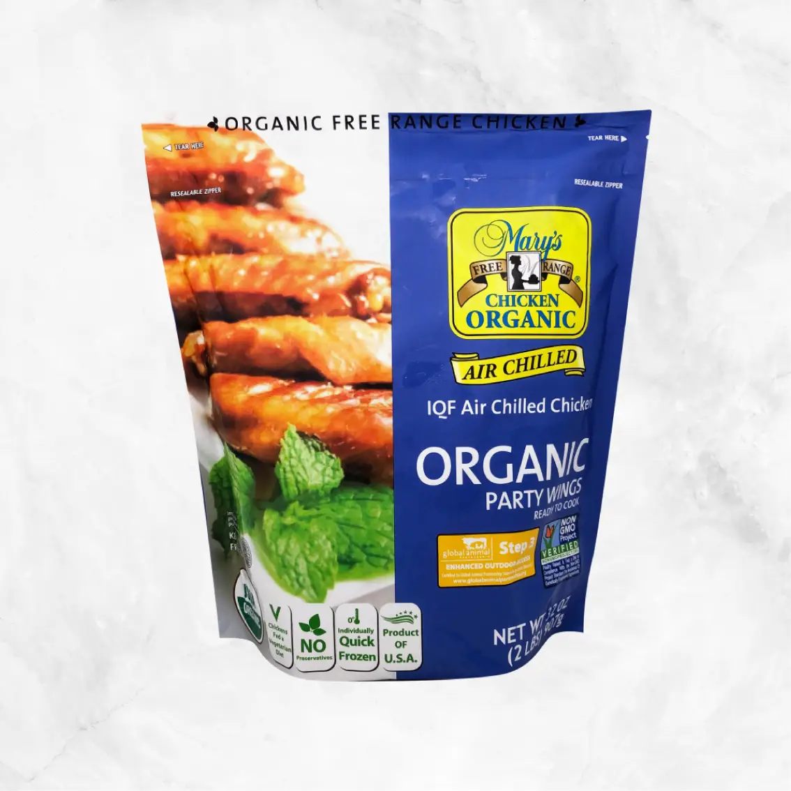 Organic Party Wings 