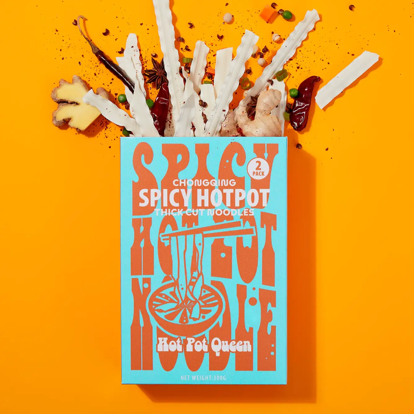 Spicy Hotpot Thick Cut Noodles Delivery