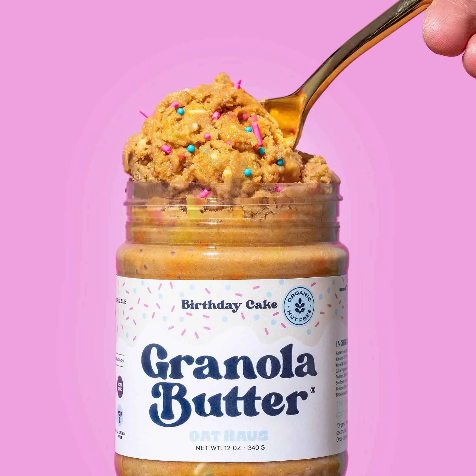 Easy Stir Birthday Cake Granola Butter Delivery