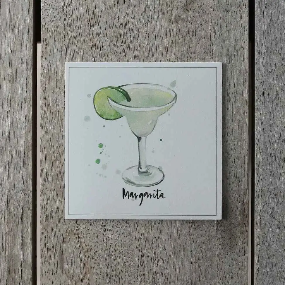 Vinyl Coasters - Cocktail Margarita