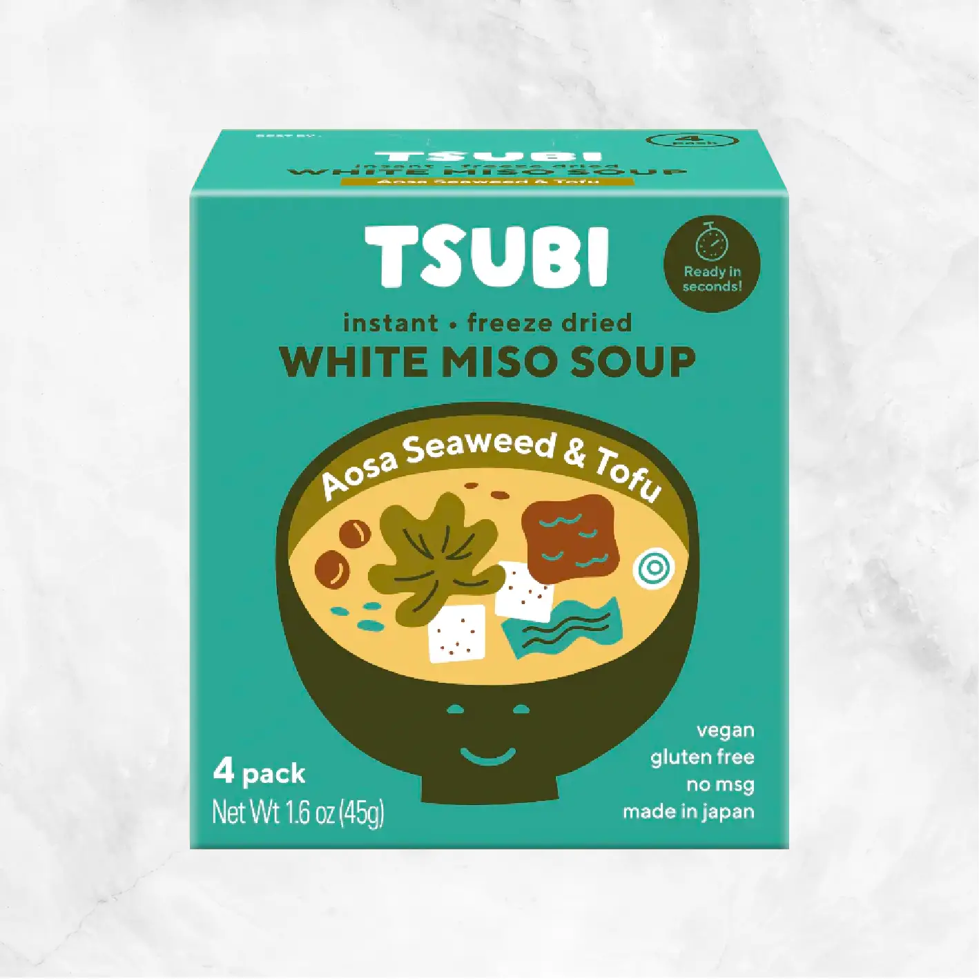White Miso with Seaweed & Tofu 4-Pack