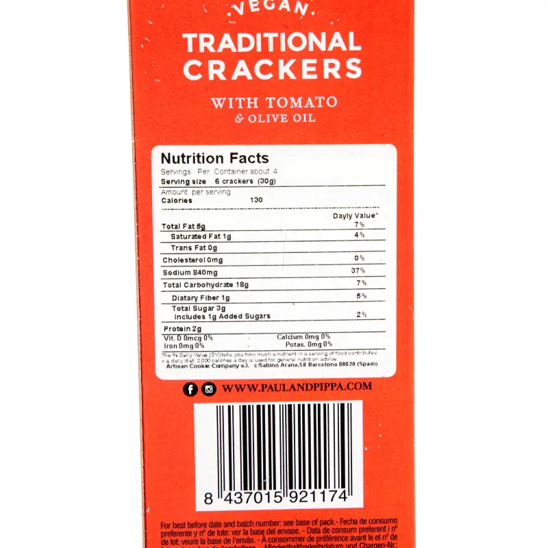 Vegan Tomato Crackers Delivery