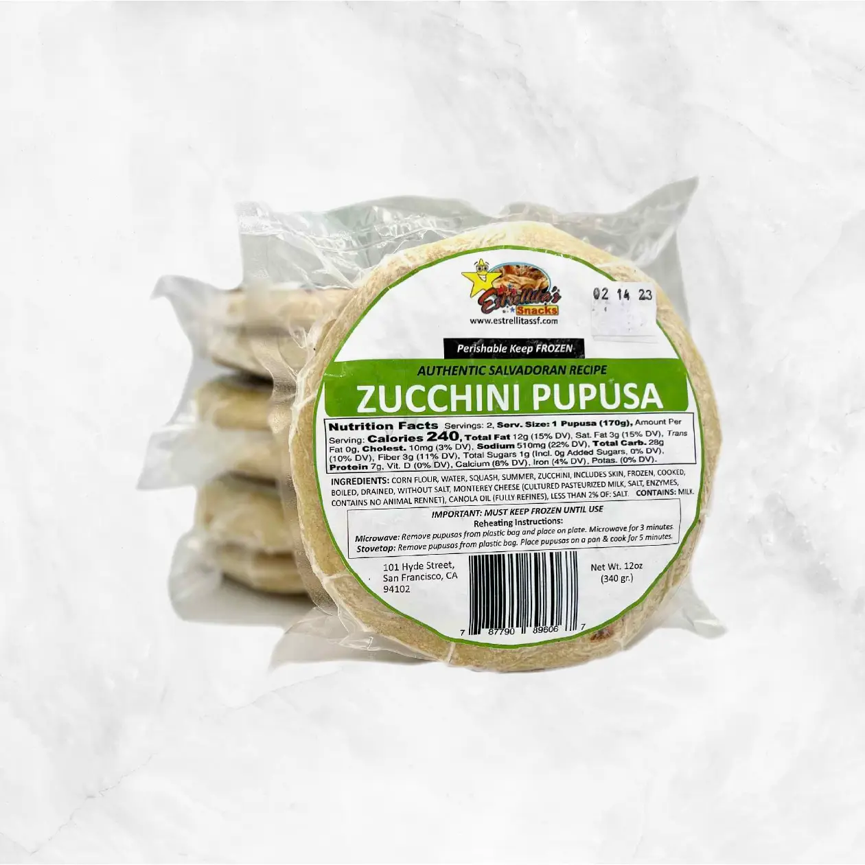 Zucchini & Cheese Pupusas Delivery