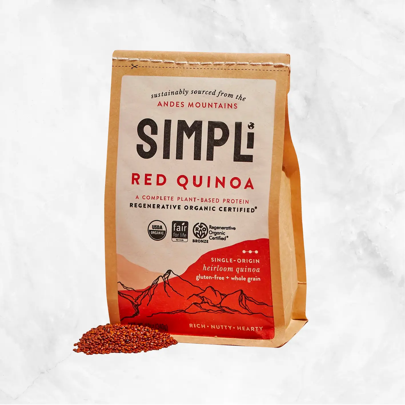 Regenerative Organic Certified Red Quinoa