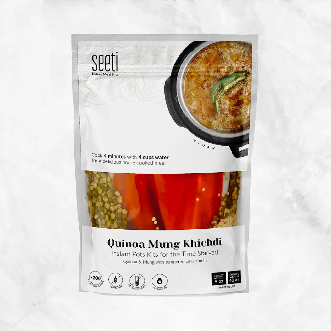 Quinoa Mung Khichdi Vegan