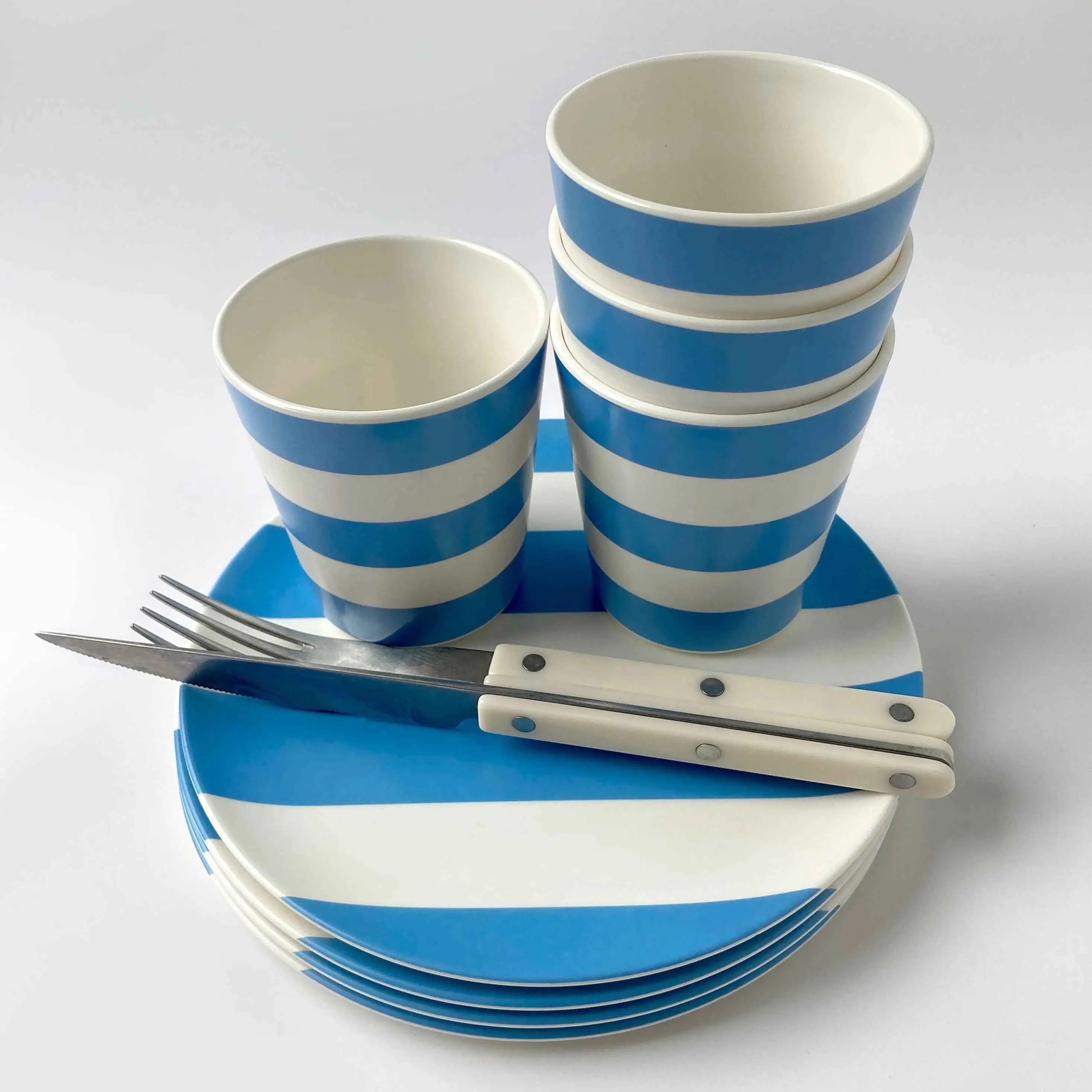 Naples Blue Side Plate Delivery