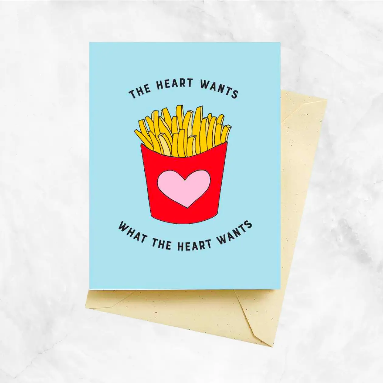 Fries Love Card