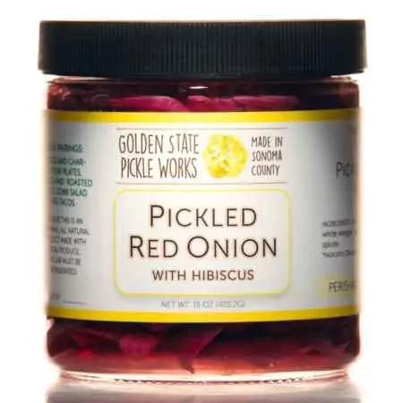 Pickled Red Onion with Hibiscus