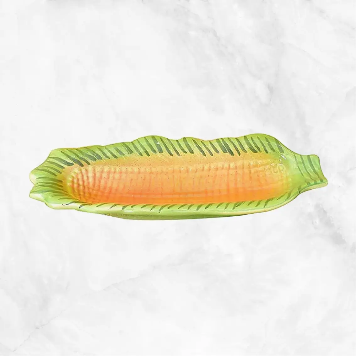 Ceramic Mini Vegetable and Fruit Dishes - Corn