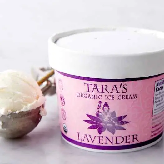 Organic Lavender Ice Cream