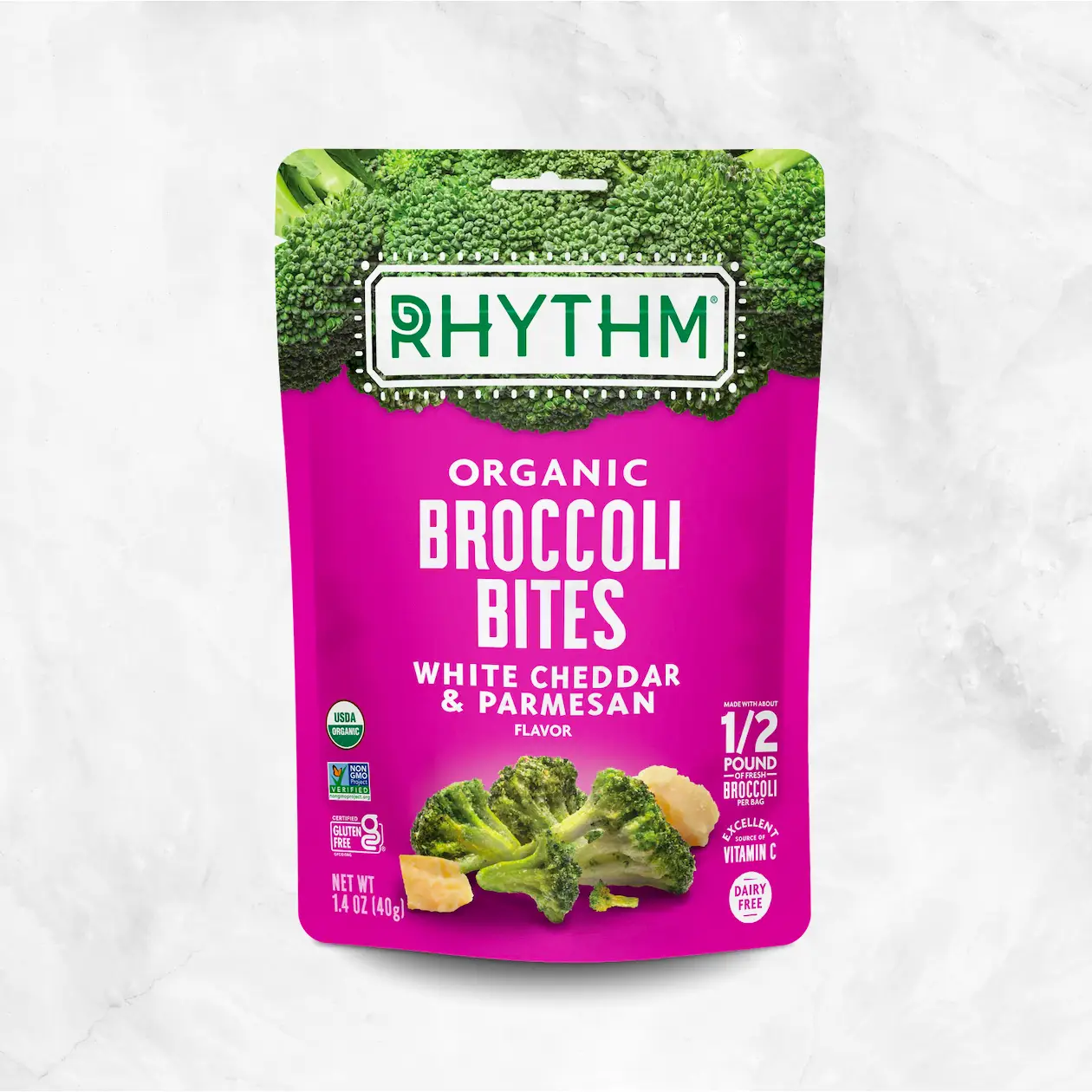 White Cheddar & Parmesan Broccoli Bites