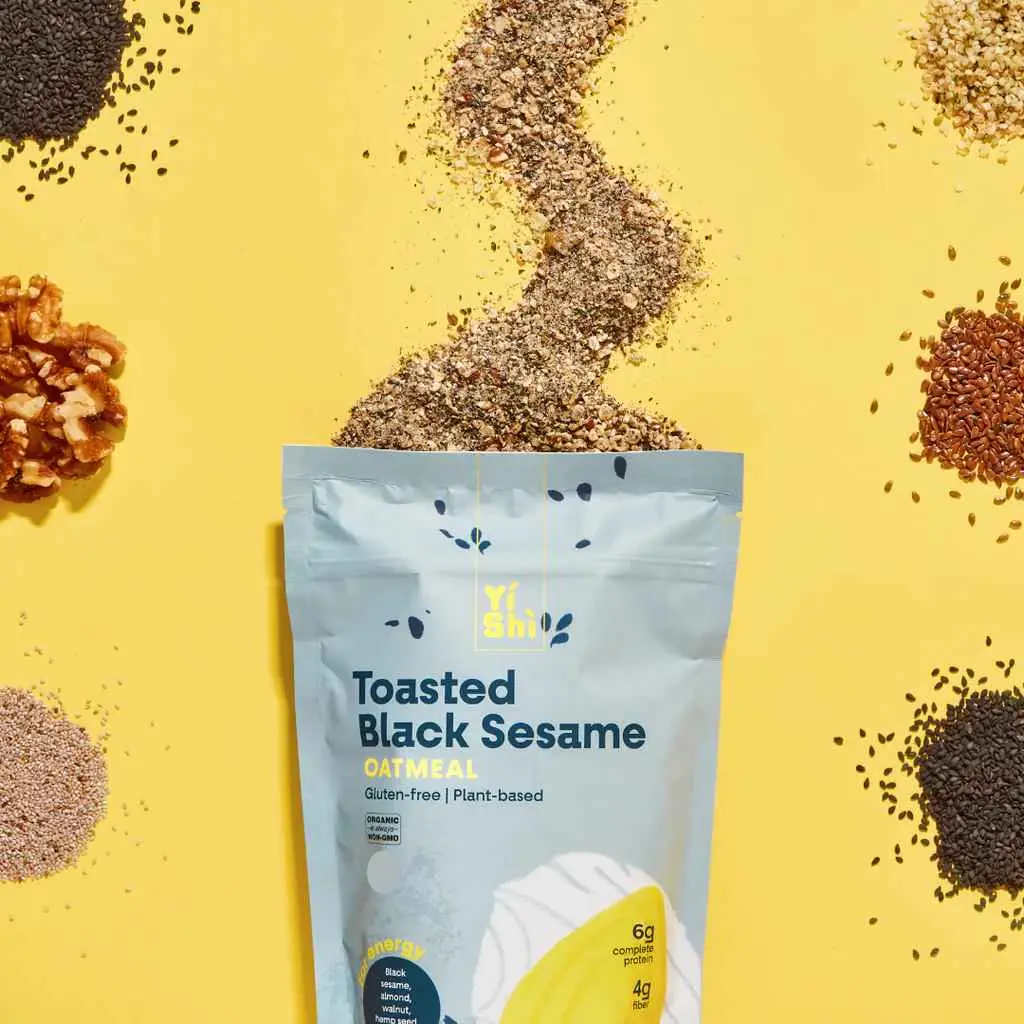 Toasted Black Sesame Oatmeal Delivery
