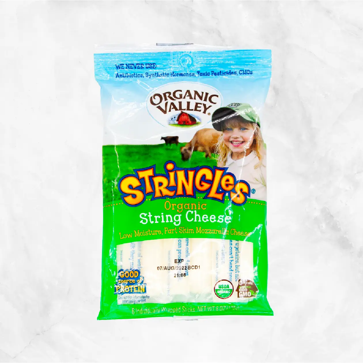 Mozzarella Stringles Organic String Cheese
