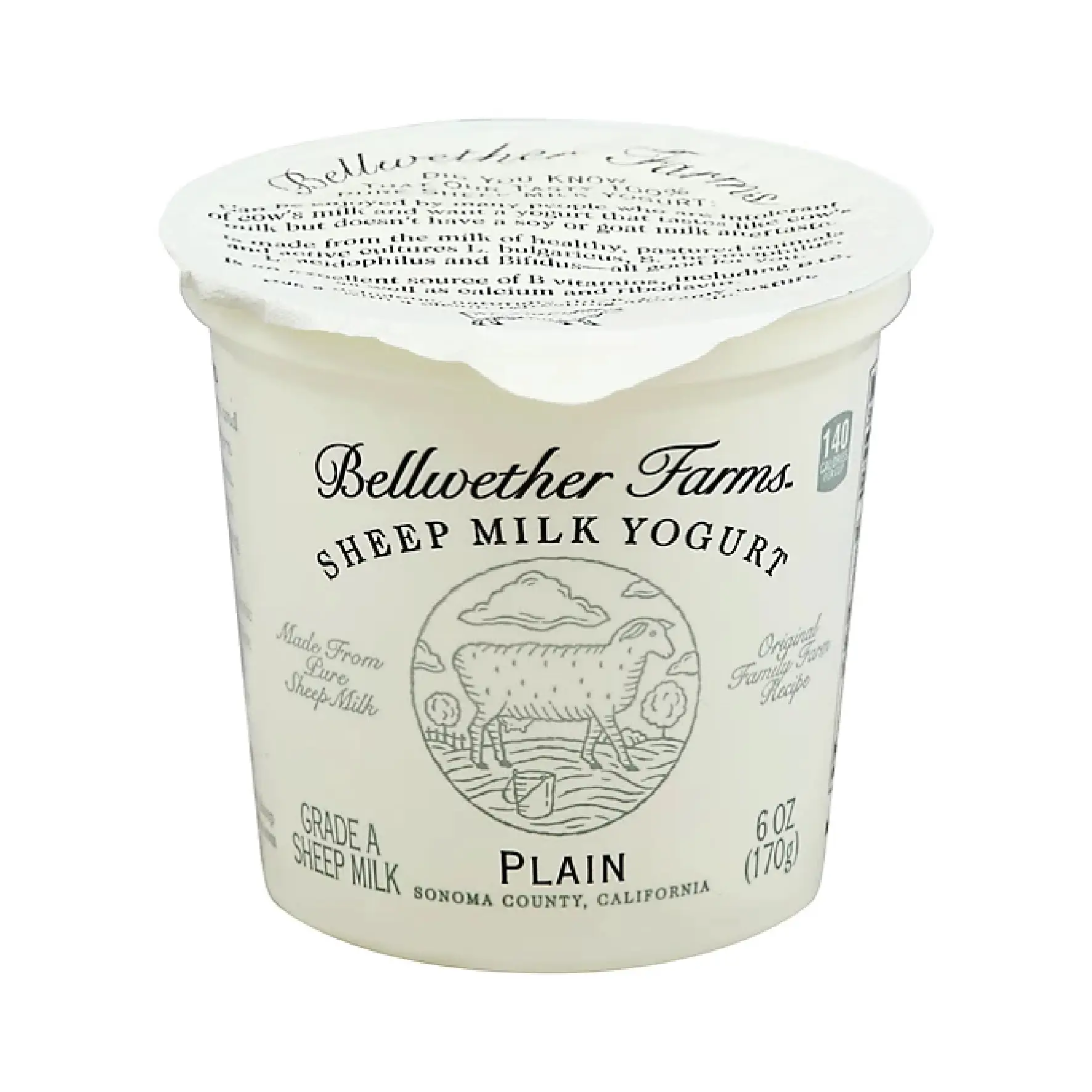 Plain Sheep's Milk Yogurt Delivery