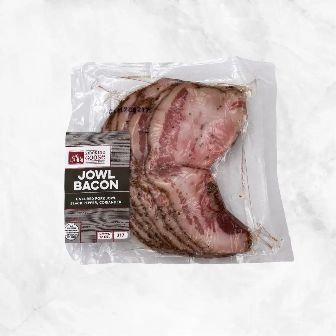 Sliced Jowl Bacon 