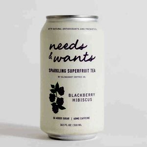 Blackberry Hibiscus Sparkling Fruit Tea
