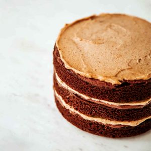 Chocolate Caramel Layer Cake