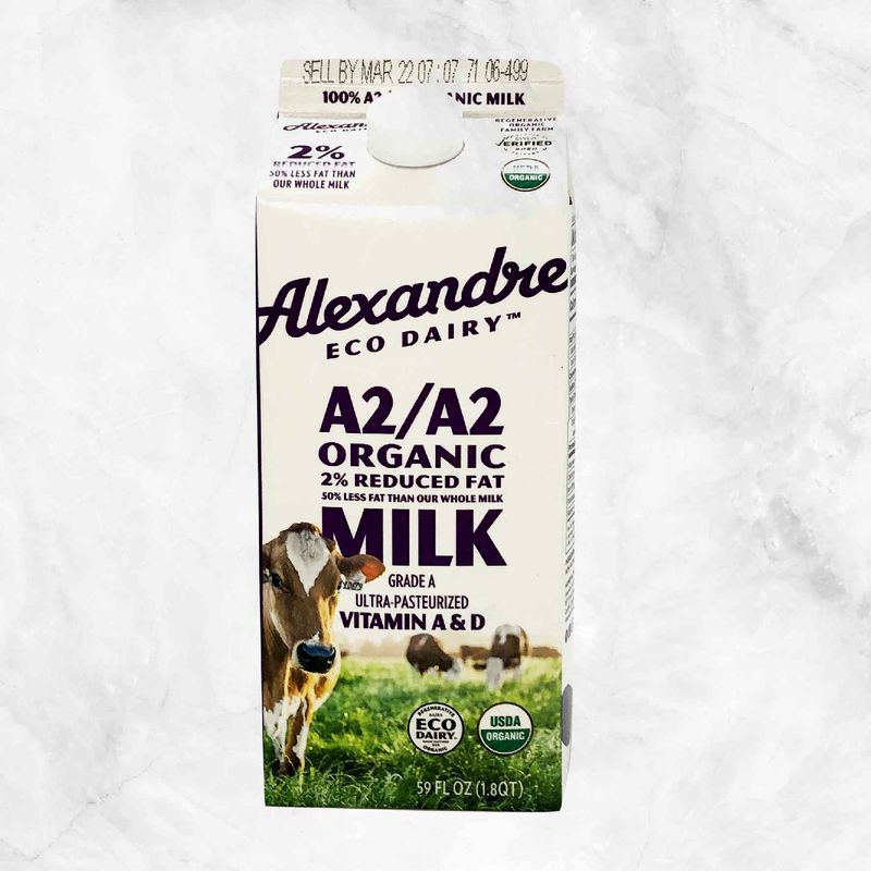 2% Reduced Fat A2/A2 Regenerative Organic Milk Delivery