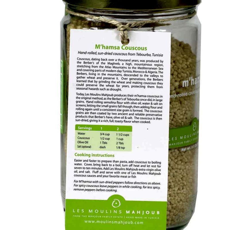 M’Hamsa Organic Hand-Rolled Couscous Delivery