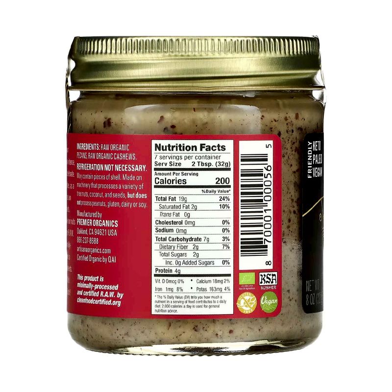 Raw Pecan Butter with Cashews Delivery