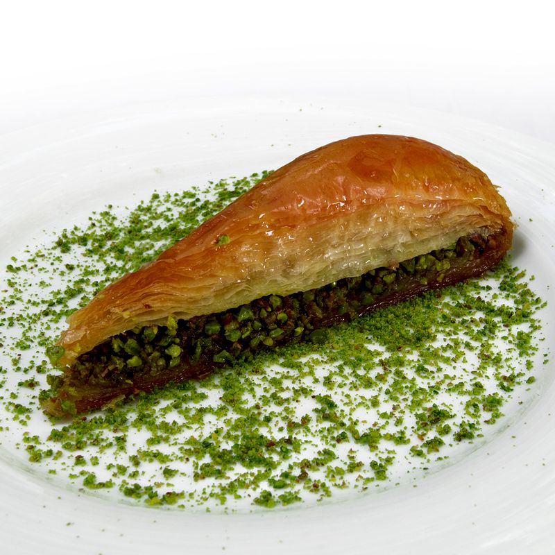 Carrot Slice of Turkish Baklava with Pistachio Delivery